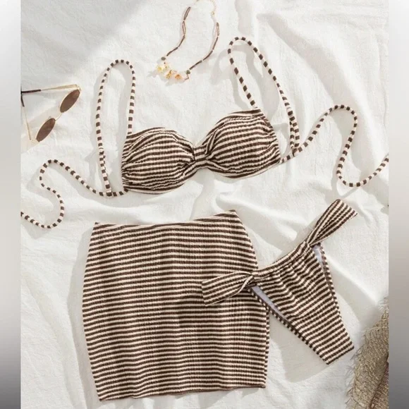 shein new 3pc bikini small - Picture 3 of 4